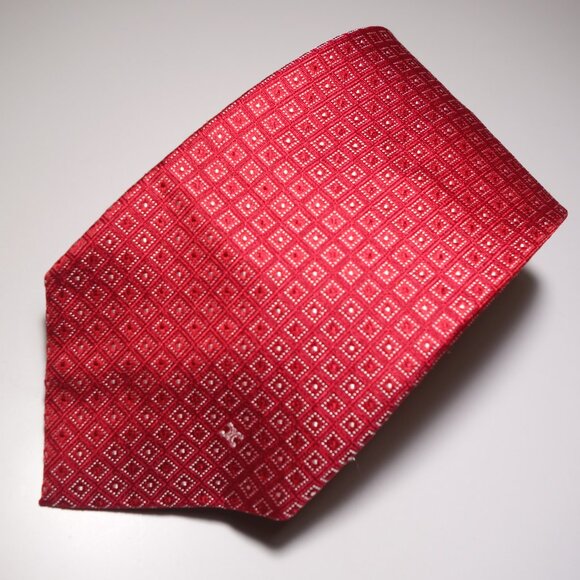 Vintage Celine 100% Silk Abstract Geometric Pattern Tie - Picture 2 of 7